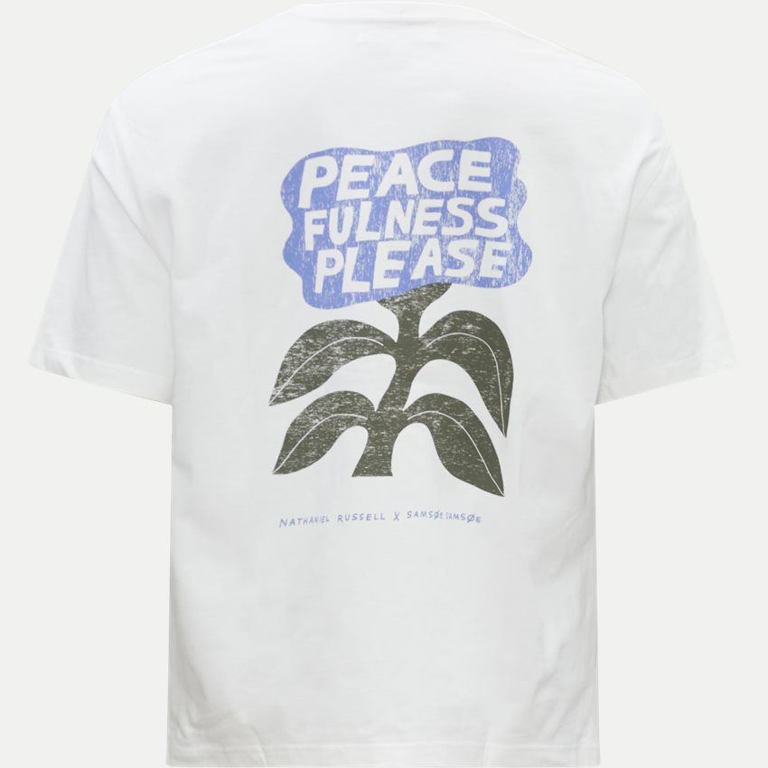 Samsøe Samsøe T-shirts NATHANIEL T-SHIRT 11725 PEACE FLOWER
